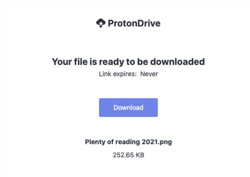 Acceso a la base de datos de Proton Drive